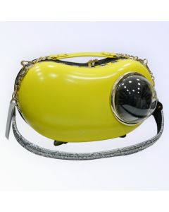 Stylish Yellow Capsule Pet Carrier