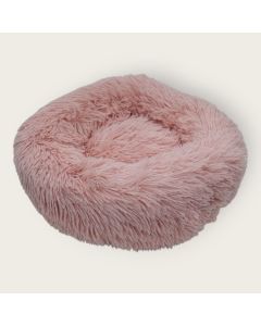 Round Plush Pet Bed - Light Pink available at The Scout - Amman, Jordan
