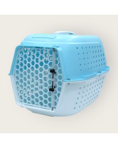 Hexagonal Vent Pet Carrier (Light Blue) available at The Scout - Amman, Jordan