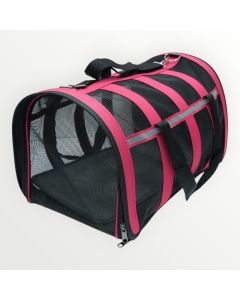 Pink Mesh Pet Carrier Bag