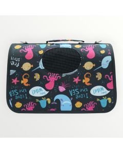 Ocean-Themed Foldable Pet Carrier Bag available at The Scout - Amman, Jordan