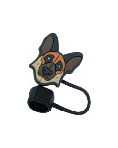 Black German Shepherd Bottle Cap Cover available at The Scout - Amman, Jordan