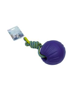 Purple Ball Rope Tug Toy available at The Scout - Amman, Jordan