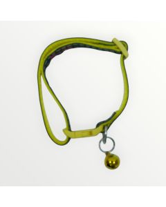 Yellow and Black Cat Collar with Bell available at The Scout - Amman, Jordan