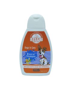Shampet Pet Care Mineral Shampoo for Dogs & Cats (Vanilla) available at The Scout - Amman, Jordan