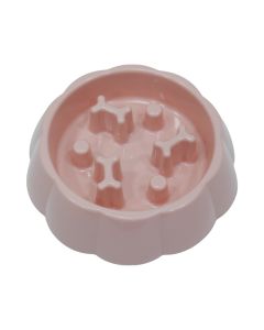 Image of "Slow Feeder Pet Bowl - Pink Bone Design" from TheScout Marketplace