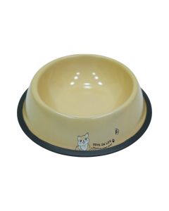 Image of "Yellow Pet Bowl with Non-Slip Base (Medium)" from TheScout Marketplace