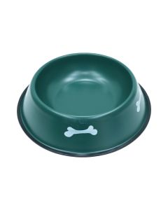 Image of "Green Pet Bowl with Bone Pattern and Non-Slip Base (Large)" from TheScout Marketplace