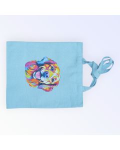 Vibrant Dog Print Tote Bag