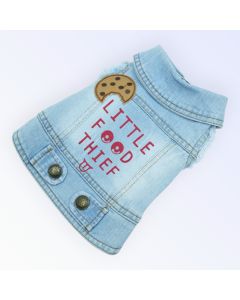 Image of "Pet Clothes Dog Jeans Jacket Cool Blue Denim Coat (S)" from TheScout Marketplace