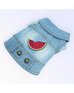 Image of "Pet Clothes Dog Jeans Jacket Cool Blue Denim Coat (S)" from TheScout Marketplace