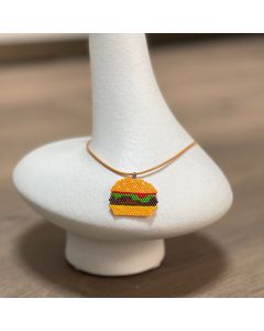 Burger Necklace