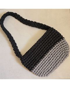 Wide Crochet Bag