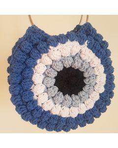 Eye-Shaped Crochet Bag