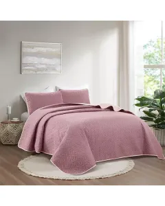 Nova Home "Cross" Bed Spread Set - Purple & Lilac (Available in sizes) available at The Scout - Amman, Jordan