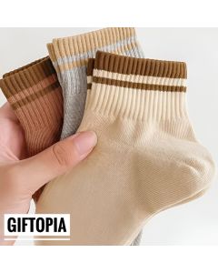 Shades of Brown Socks (5 Pairs)