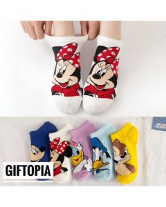 Mickey Mouse Family Socks (5 Pairs)