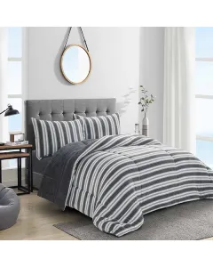 Nova Home Bliss Comforter set- Grey available at The Scout - Amman, Jordan
