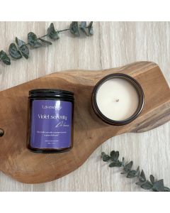 Violet Serenity Candle Jar