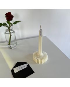 Ribbed Lamp Candle