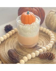 Pumpkin Candy Pie Candle in Glass Pot - 430 ml