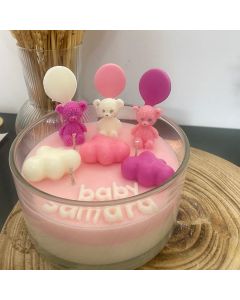 Baby Bears Land Candle in Glass Pot - 930 ml