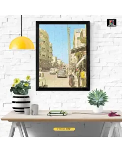 Old Streets of Gaza Before Occupation Puzzle (120 Pieces)