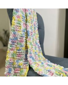 Rainbow Crochet Scarf (180X16) cm