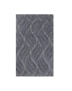 Nova Home Jupen Cotton Bath Rug - Dark Grey (Available In Sizes)