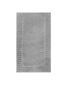 Nova Home Lasan Cotton Bath Rug - Light Grey (Available In Sizes)