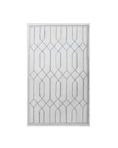 Nova Home Mige Cotton Bath Rug - Silver (Available In Sizes)