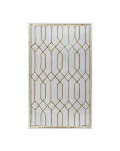 Nova Home Mige Cotton Bath Rug - 70x120 Cm - Gold available at The Scout - Amman, Jordan