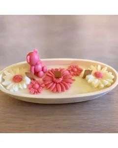 Teddy Bear Candle Plate