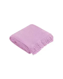 Manterol Fausto Throw Blanket - 100% Cotton - Pink