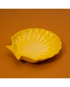 Seashell Plate - Yellow