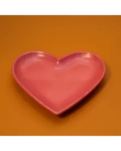 Heart Plate - Pink