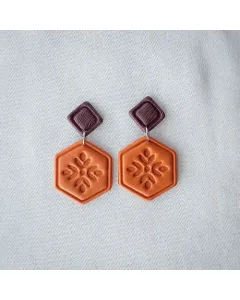 Fire Element Earrings - Handmade with Care