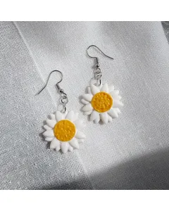 Daisy Earrings - Handmade with Care