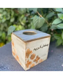 Stylish Wooden Tissue Box