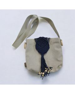 Handmade Shoulder Bag - Beige