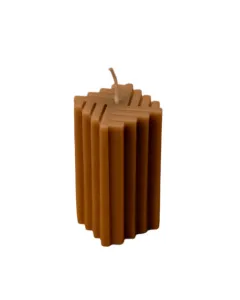 Striped/Geometrical Candle - 110 g - Hazel