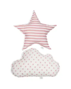 Funna Baby-Decorative Pillow Set - 2Pcs - 100% Cotton - Georgia - Pink available at The Scout - Amman, Jordan