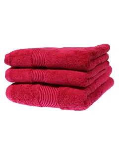 Nova Home Bamboo & Cotton Towel/ 100% Cotton - Fushia available at The Scout - Amman, Jordan