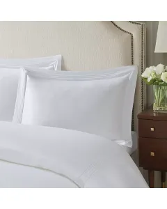 Nova Home Cruise Pillow Sham Set - 100% Cotton/ 600 Thread Count - White available at The Scout - Amman, Jordan