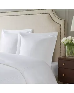 Nova Home Cruise Euro Sham Set - 100% Cotton/ 600 Thread Count - 2 Pcs - White available at The Scout - Amman, Jordan
