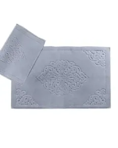 Nova Home Ala Bath Mat - 100% Cotton - Aqua available at The Scout - Amman, Jordan