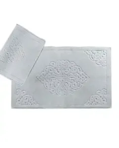 Nova Home Ala Bath Mat - 100% Cotton - Grey available at The Scout - Amman, Jordan