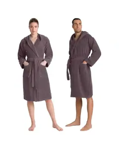 Cannon Plain Unisex Bathrobe (1 Piece) - 100% Cotton - Amethyst (Available in sizes) available at The Scout - Amman, Jordan