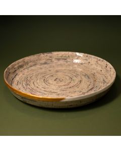 Decorative Round Tray Set with Unique Patterns - Handmade from recycled papers available at The Scout - Amman