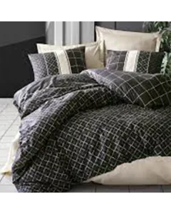 Nova Home Antre Printed Duvet Cover Set - 100% Cotton - King/Super King - 4 Pcs - Black available at The Scout - Amman, Jordan